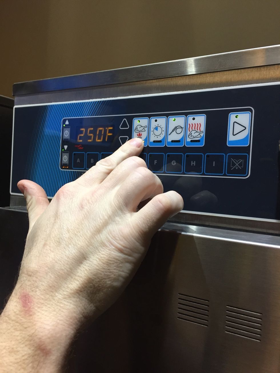 Ex. Turkey Breast Cook at 250F.