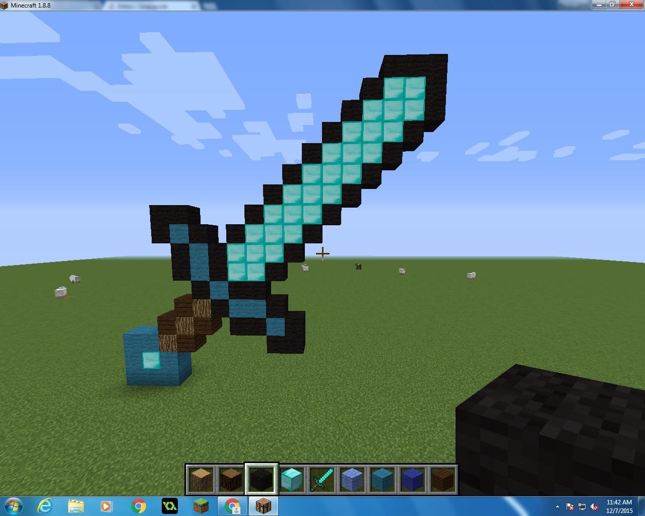 Mine oddity diamond sword major