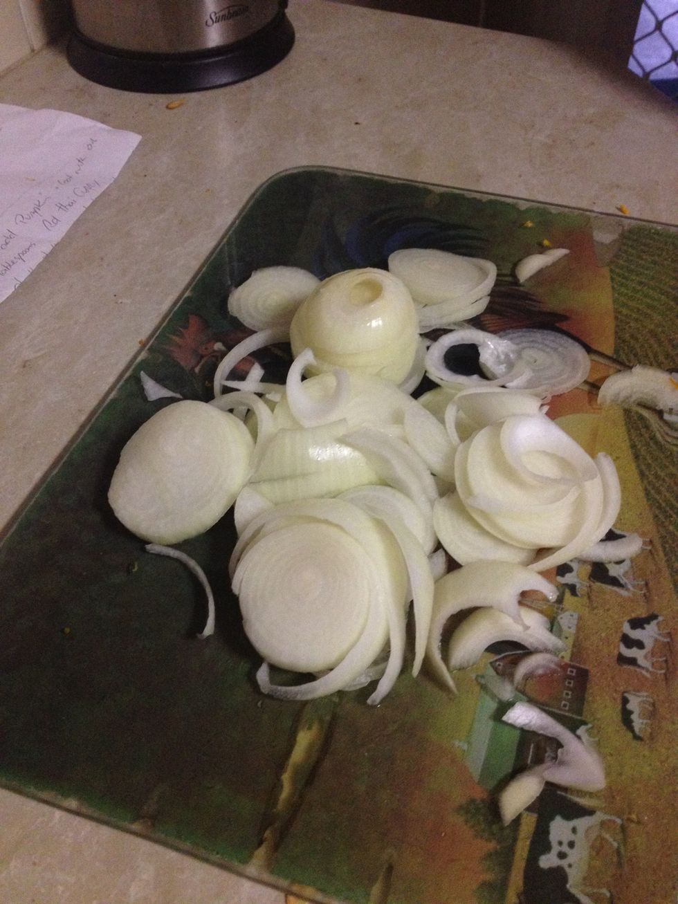 Finely slice those onions!