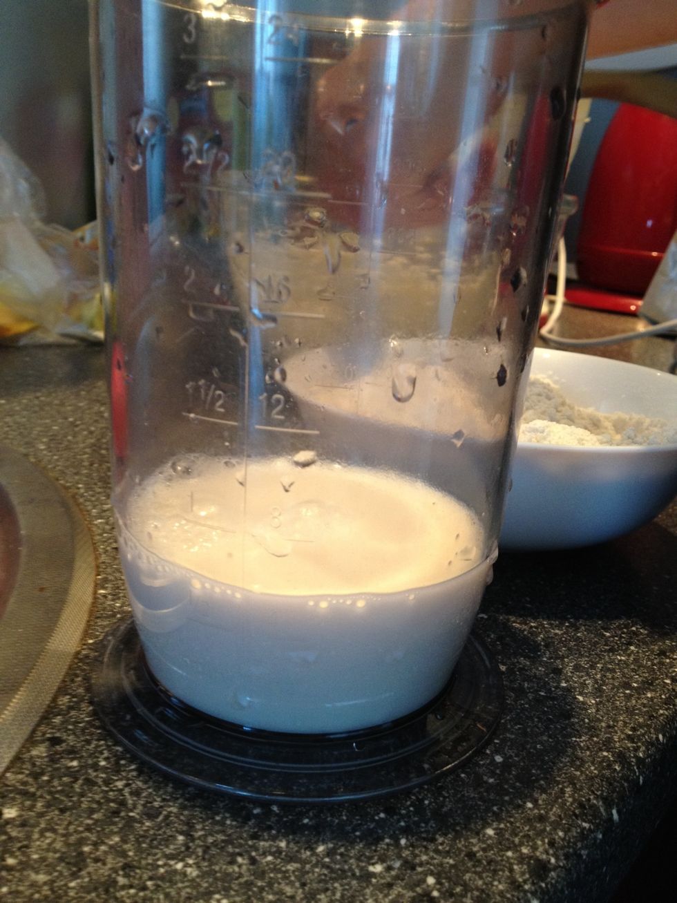 1 1/2 cup milk and vanilla extract