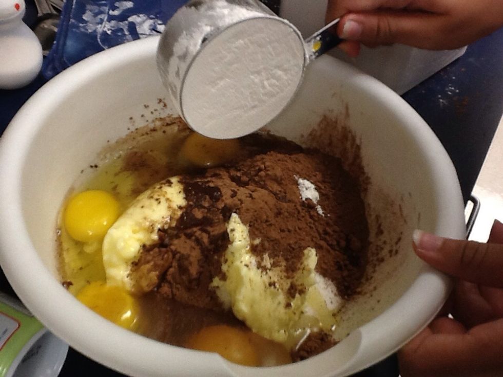 1 1/2 cups of all purpose flour,