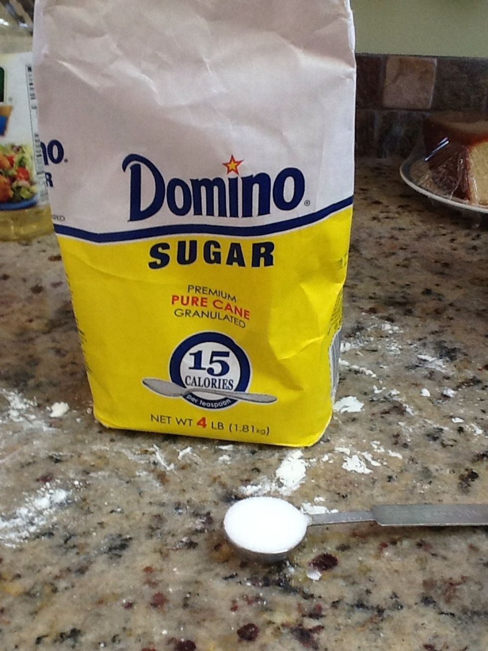 1 1/2 tsp of sugar
