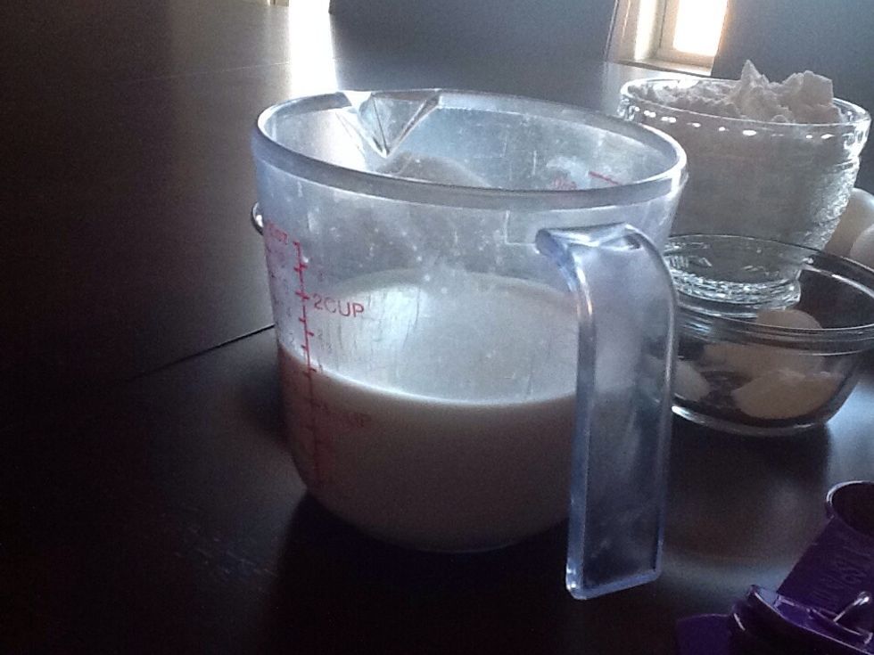 1 1/3 cups of milk