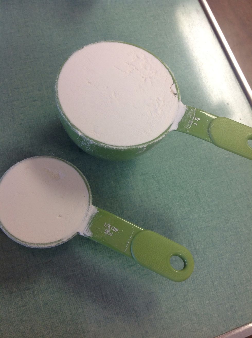 1 1/4 cup flour.