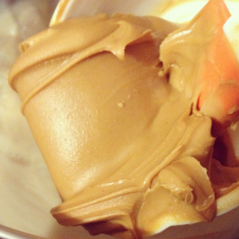 1 1/4 cup peanut butter (crunchy or creamy can be used)