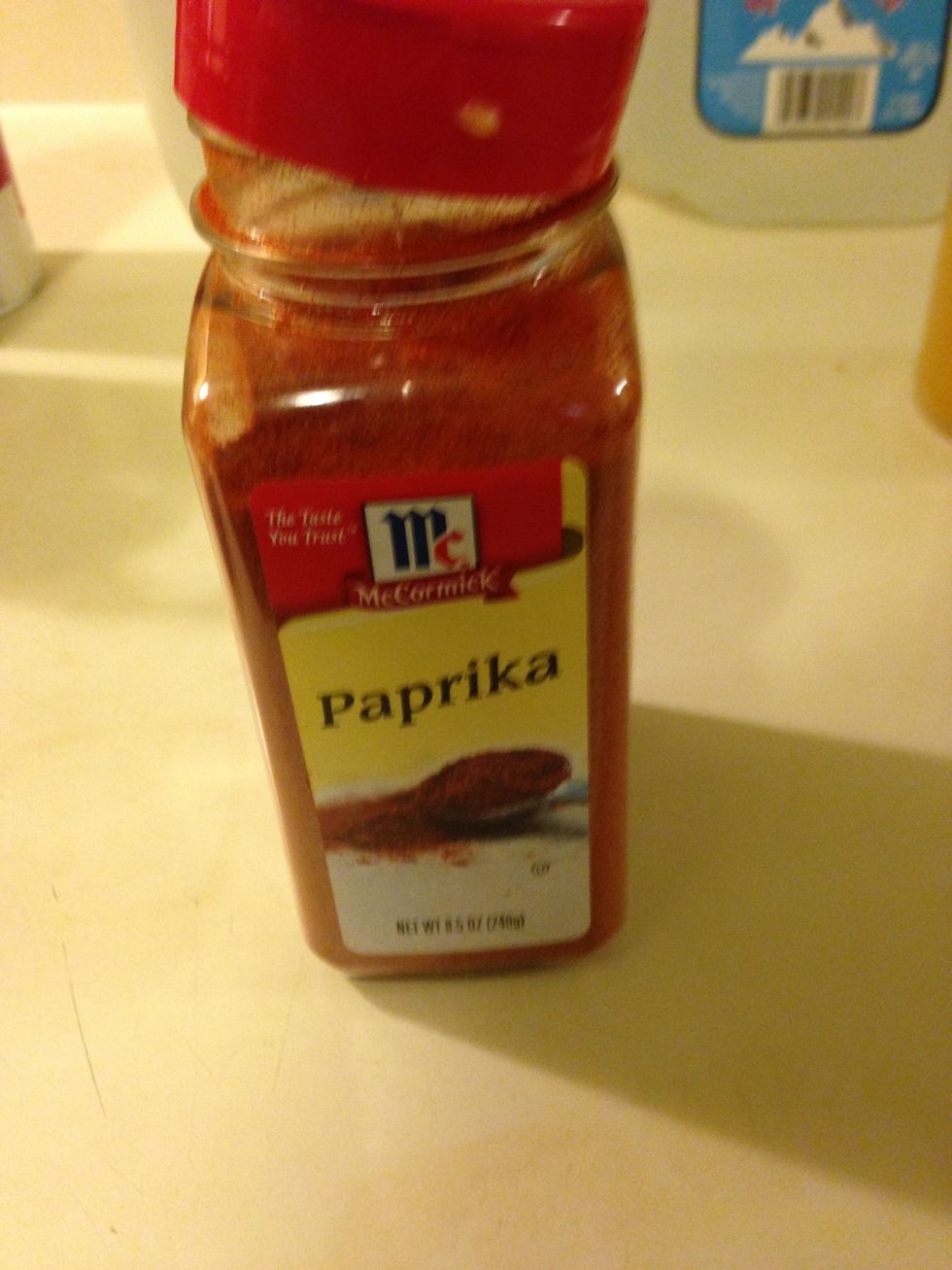 1/2 a tea spoon of paprika