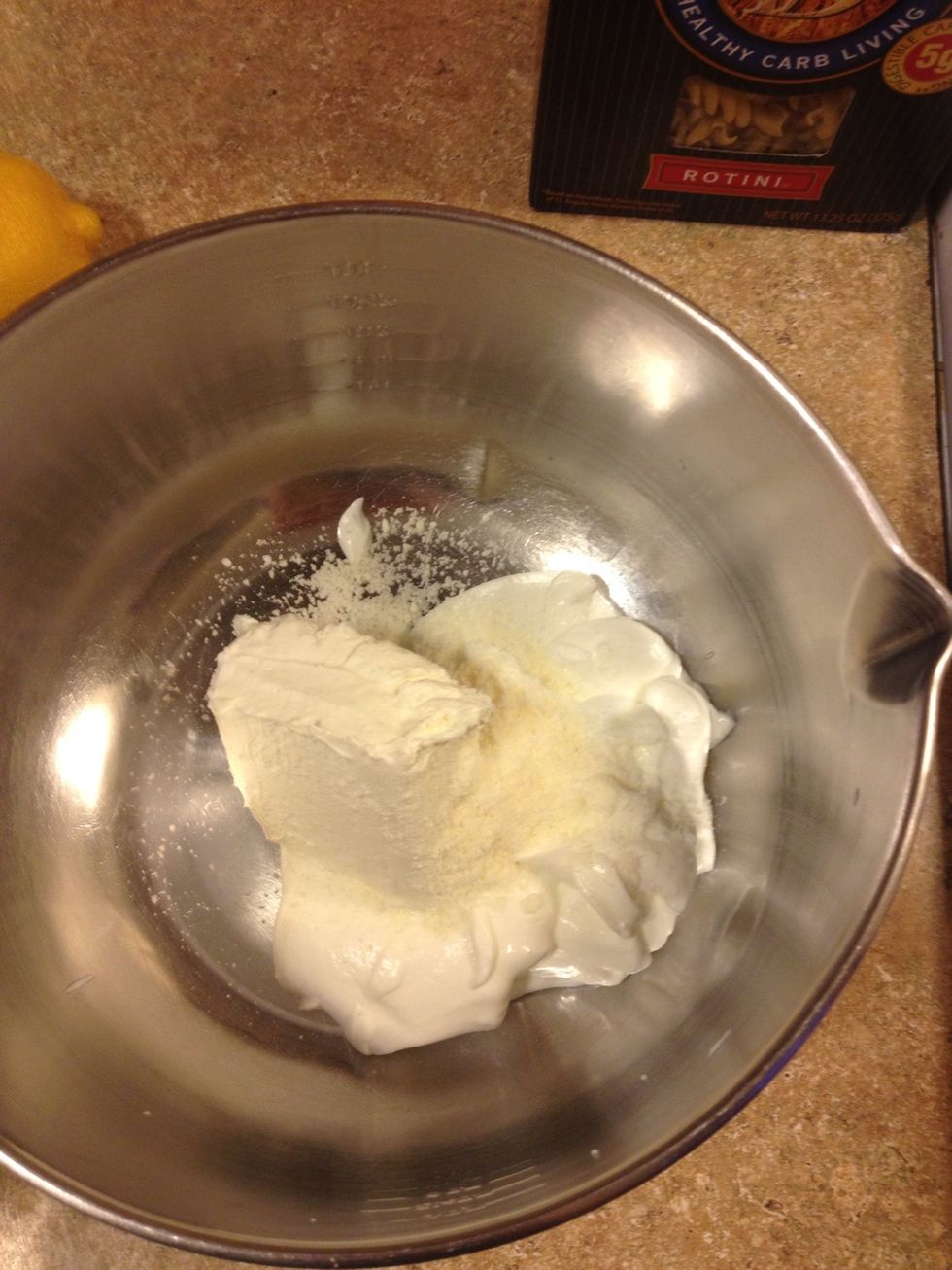 1/2 c Parmesan cheese