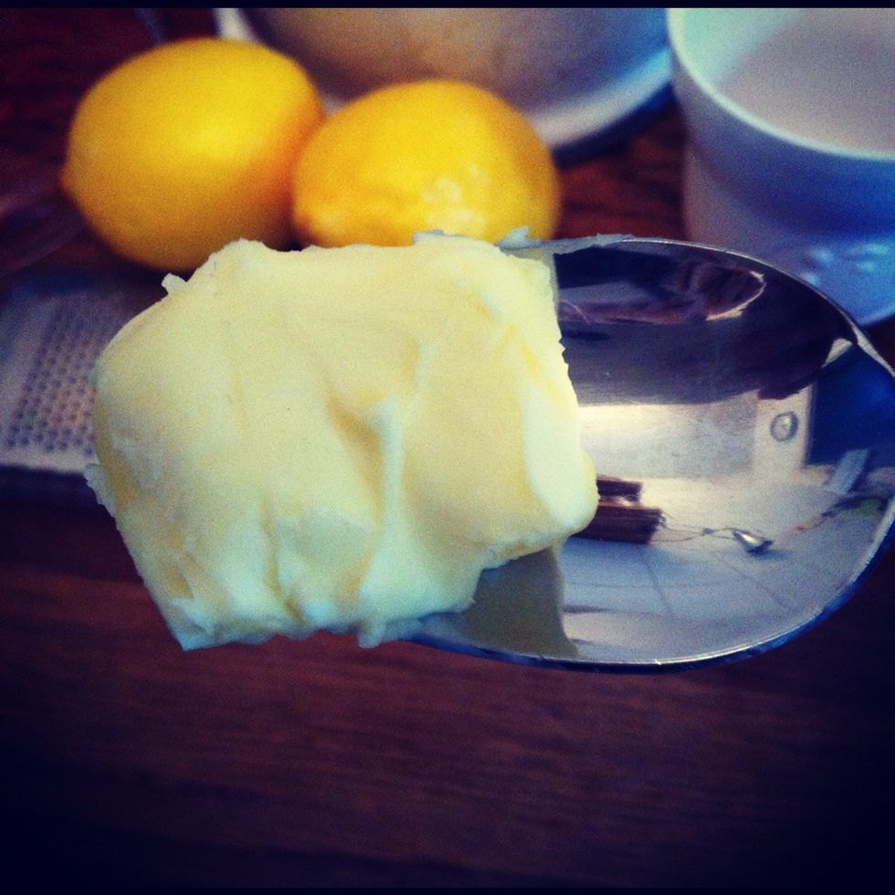 1/2 cup (1stick) of butter