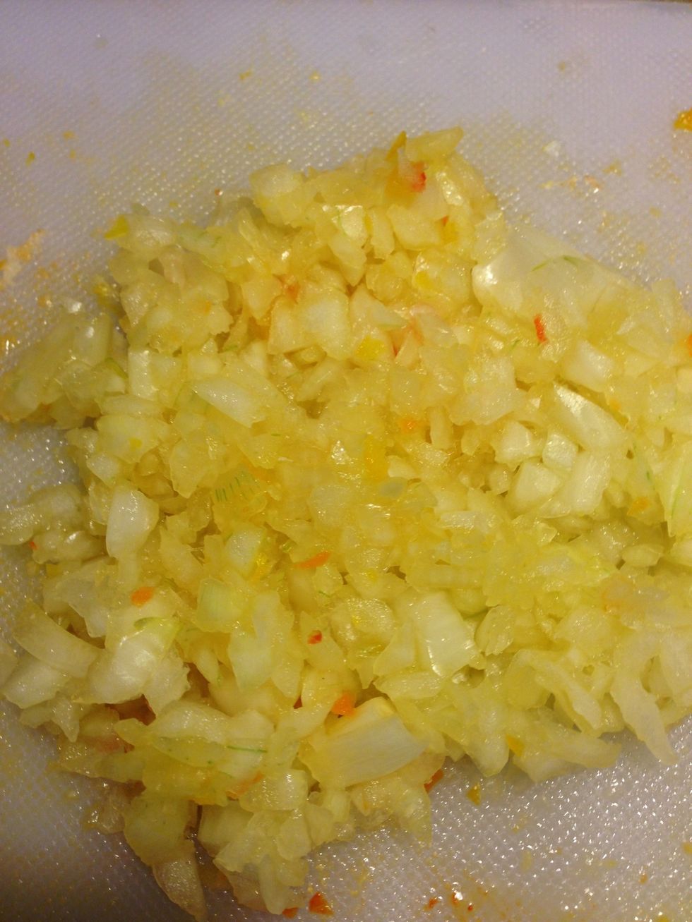 1/2 cup Diced onions