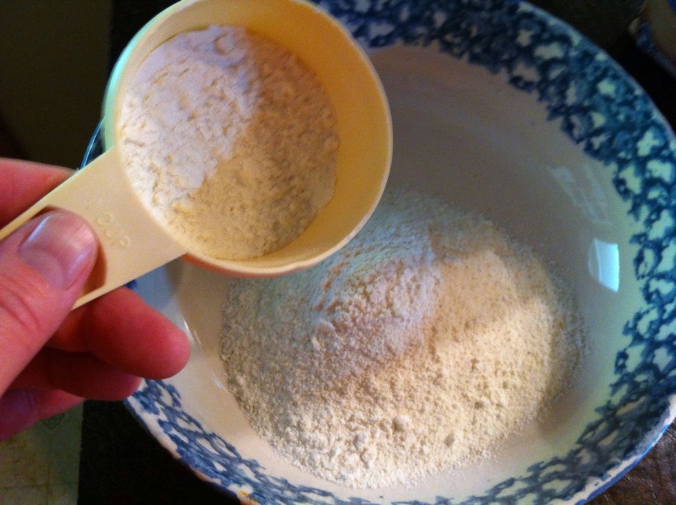 ..1/2 cup flour..