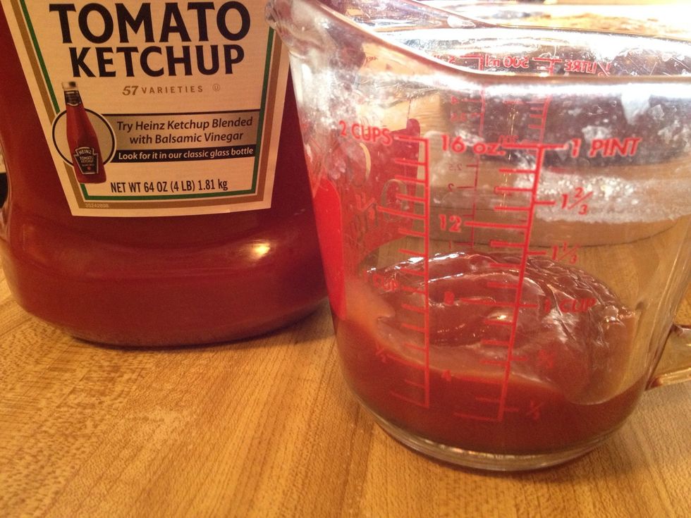1/2 cup ketchup