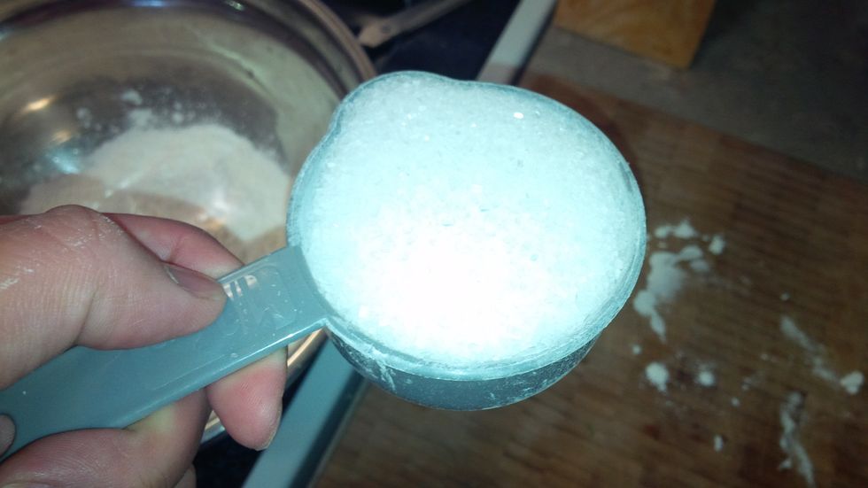 1/2 cup of Epsom salt.