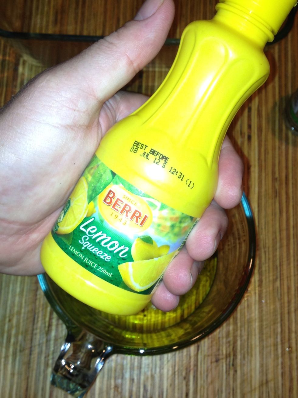 1/2 cup of Lemon juice