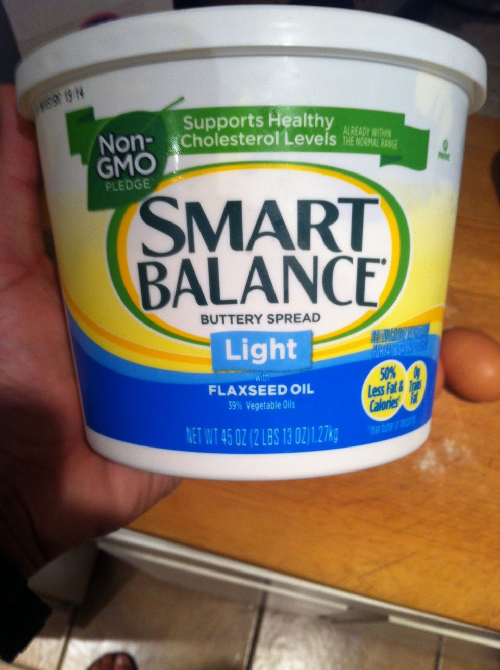 1/2 cup of melted butter