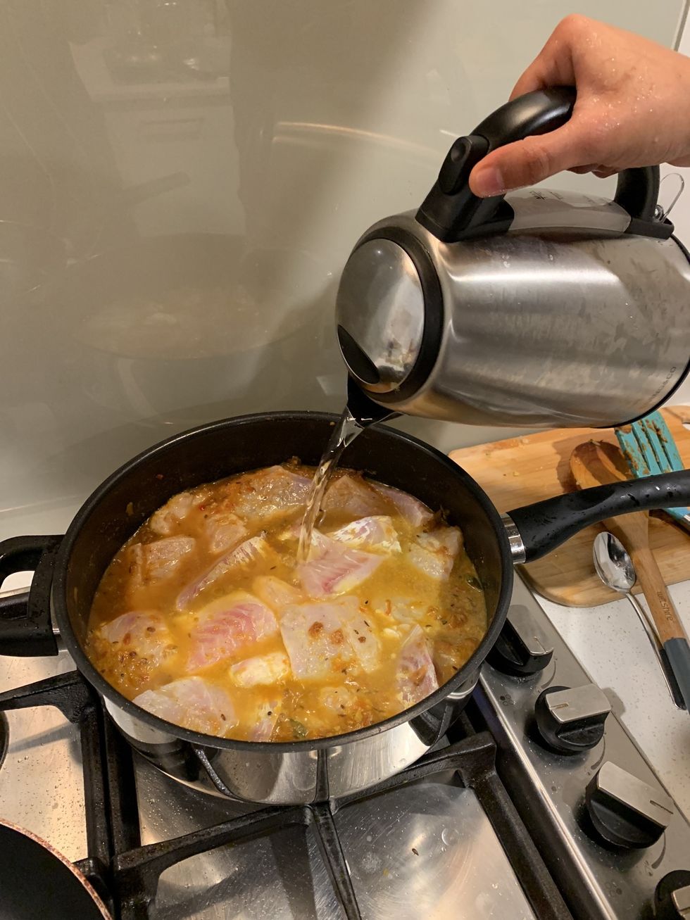 1/2 cup or enough to cover the fish.