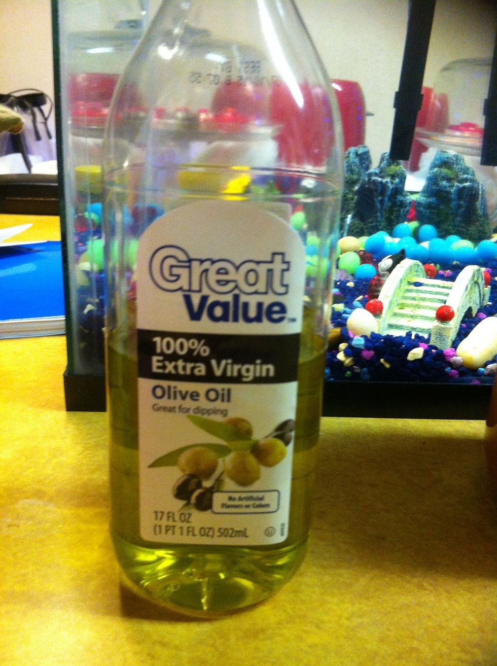 1/2 tablespoon extra virgin olive oil. Adjust extra virgin olive oil and sugar for desired consistency .