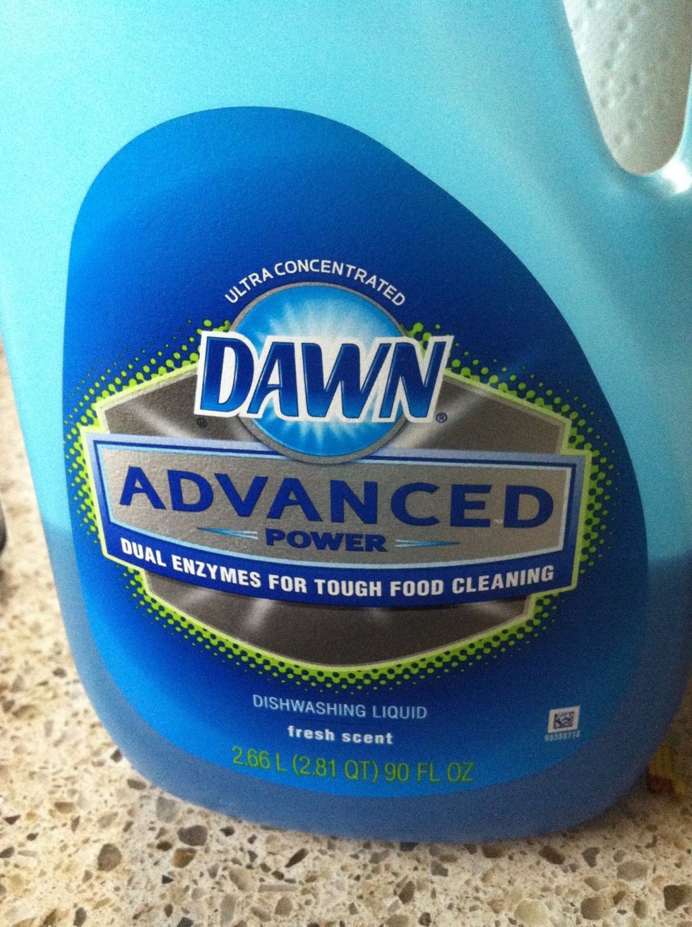 1/2 tablespoon - use any detergent you have at home.