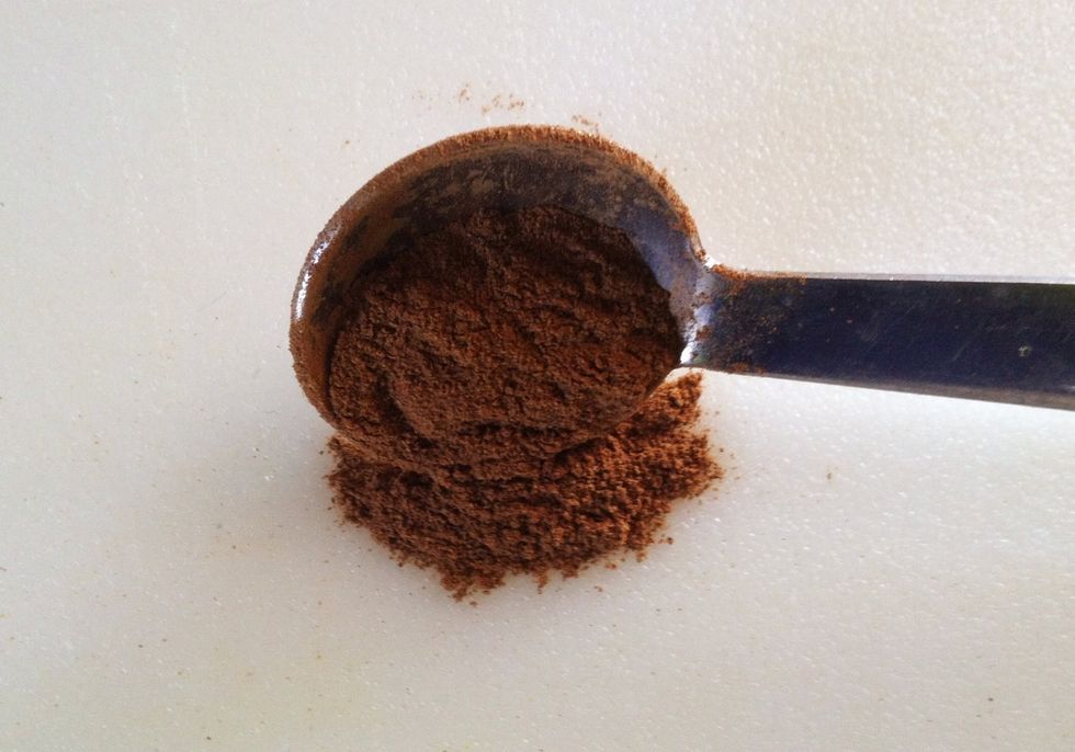 1/2 teaspoon of cinnamon.
