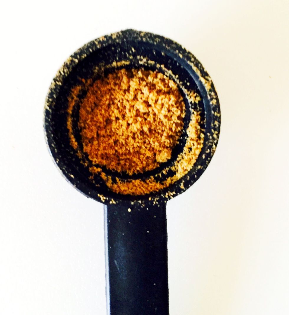 1/2 teaspoon of cumin.