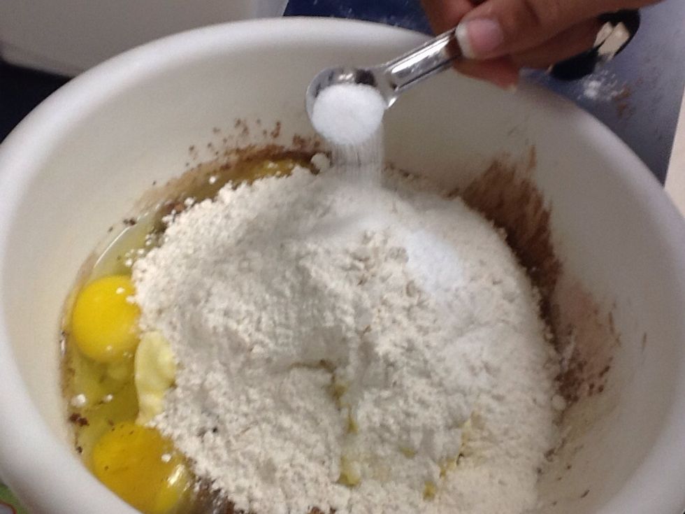 1/2 teaspoon of salt