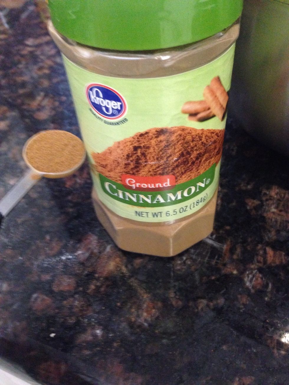 1/2 tsp ground cinnamon to dry ingredients.