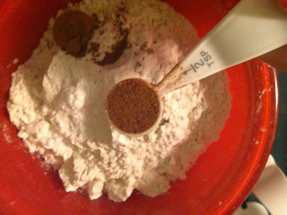 ...1/2 tsp ground nutmeg...