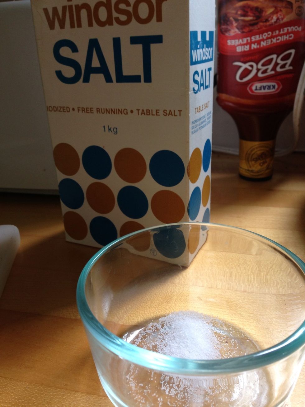 1/2 tsp of salt.