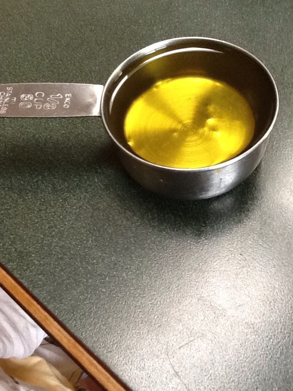 1/3of cup of olive oil add