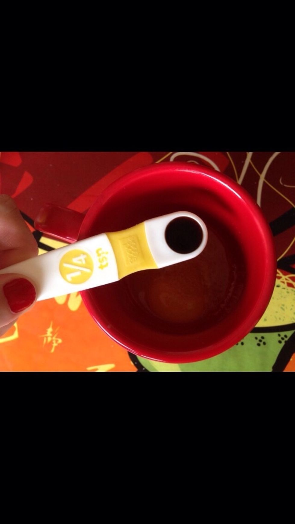 1/4 tsp of vanilla extract