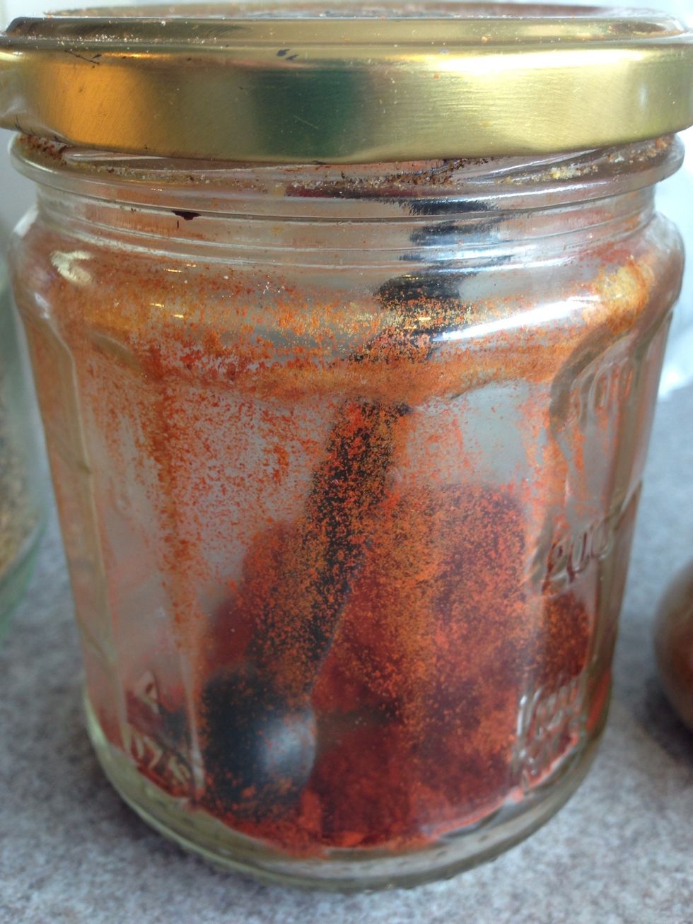 1/4th table spoon of Red chilli powder OR you can always chop some green chillies along with this or just on its own! Adjust the quantity to your liking!