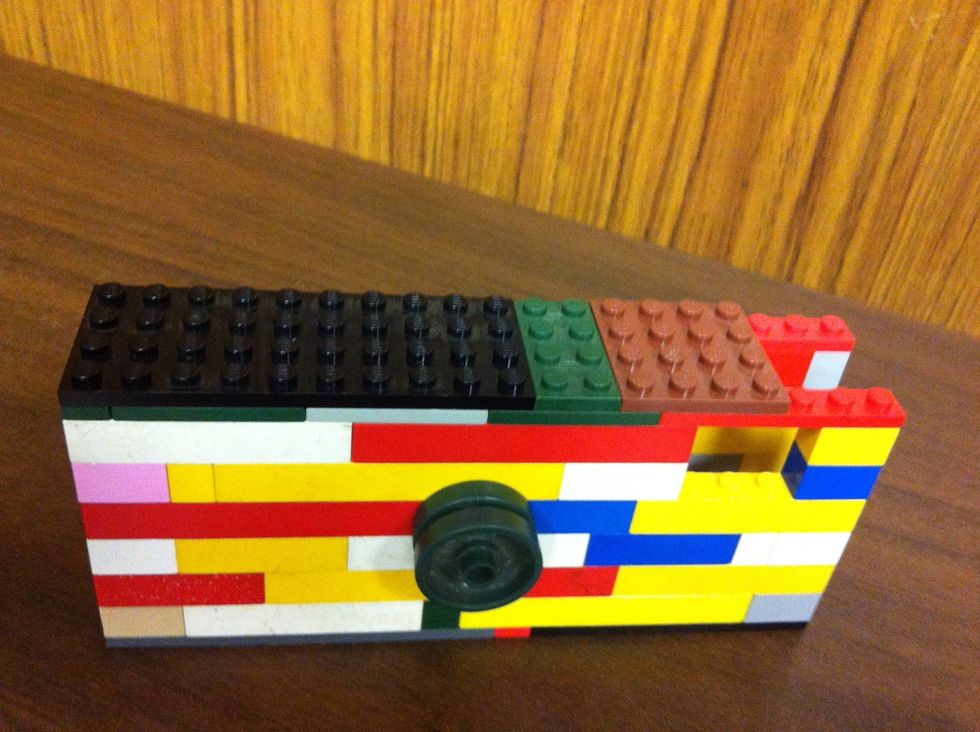 1 black 10x4| 1 green 4x2| 1 brown 4x4 all half size