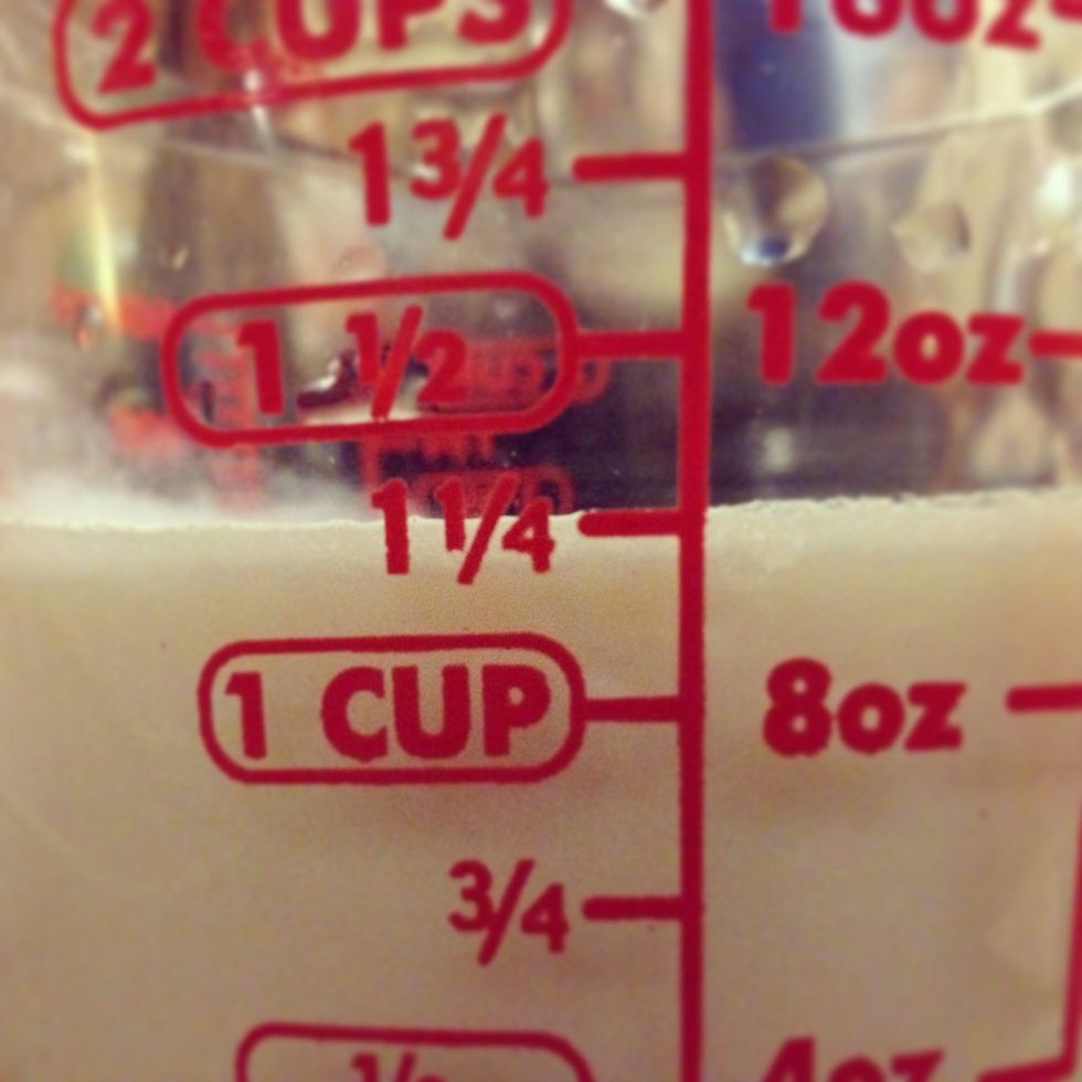 1 can (14oz by weight; 10 fl oz by volume) of sweetened condensed milk