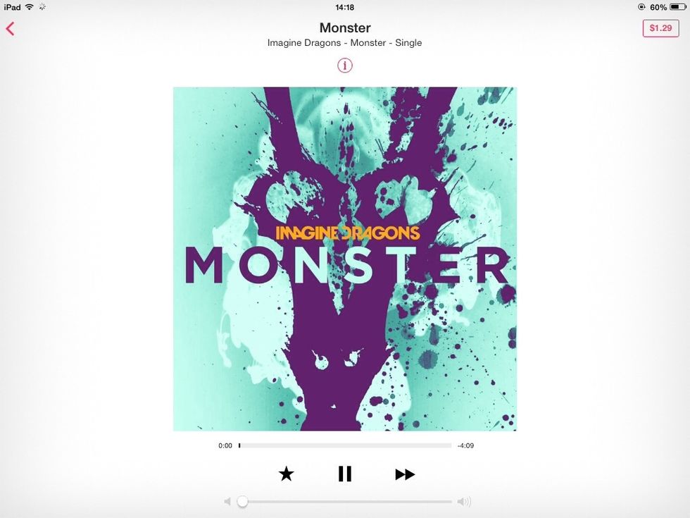 1) Choosing a preset Radio station. (I chose iTunes Top 100: Alternative, just as an example)