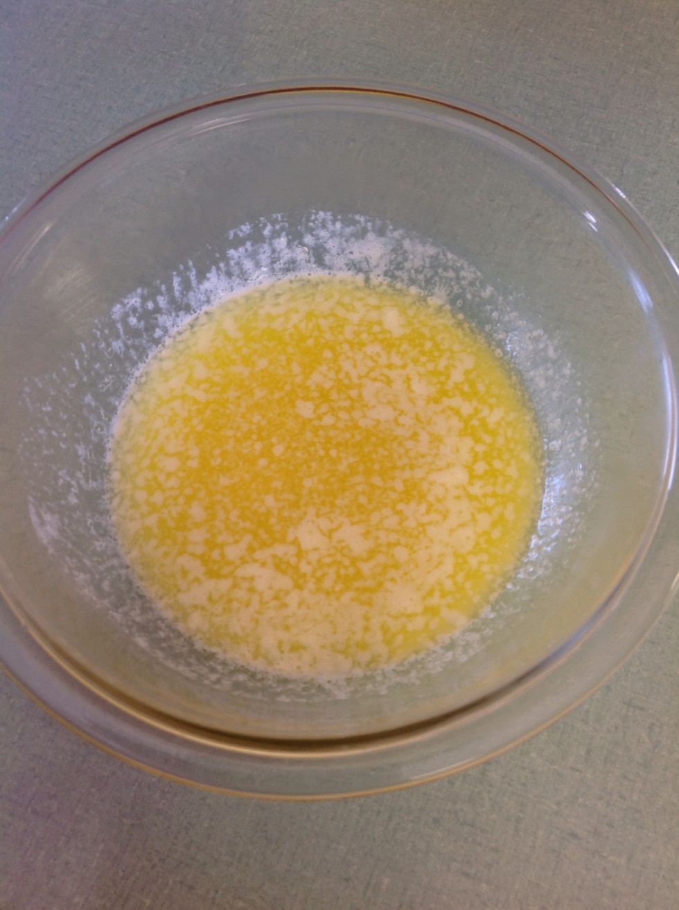 1 cup melted butter.