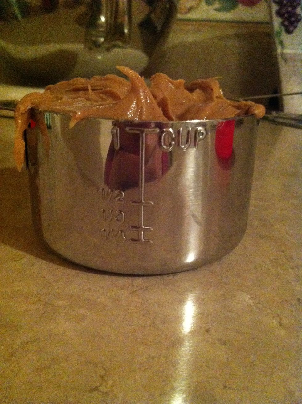 1 cup of peanut butter