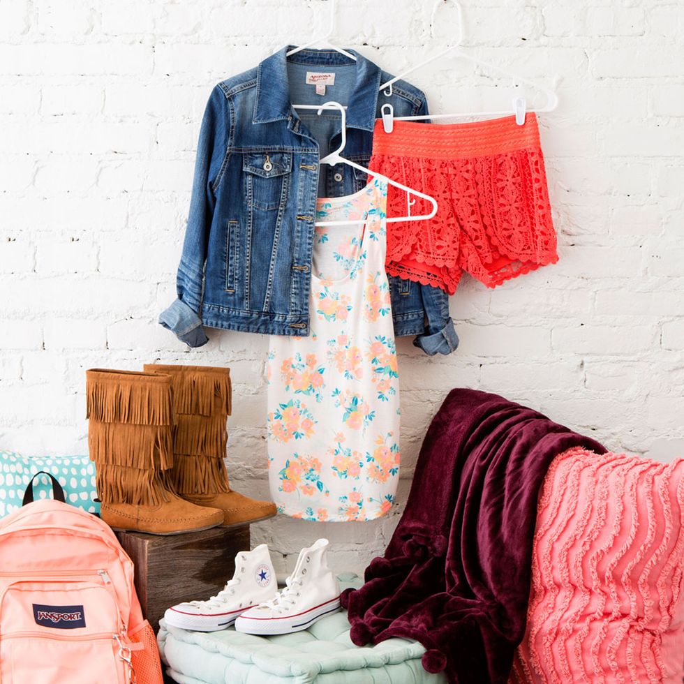 1. Display Your New Buys: Make sure all your kids\u2019 new finds get worn right away by displaying them separately on wall hooks and helping them plan outfits that feature their new back to school buys.