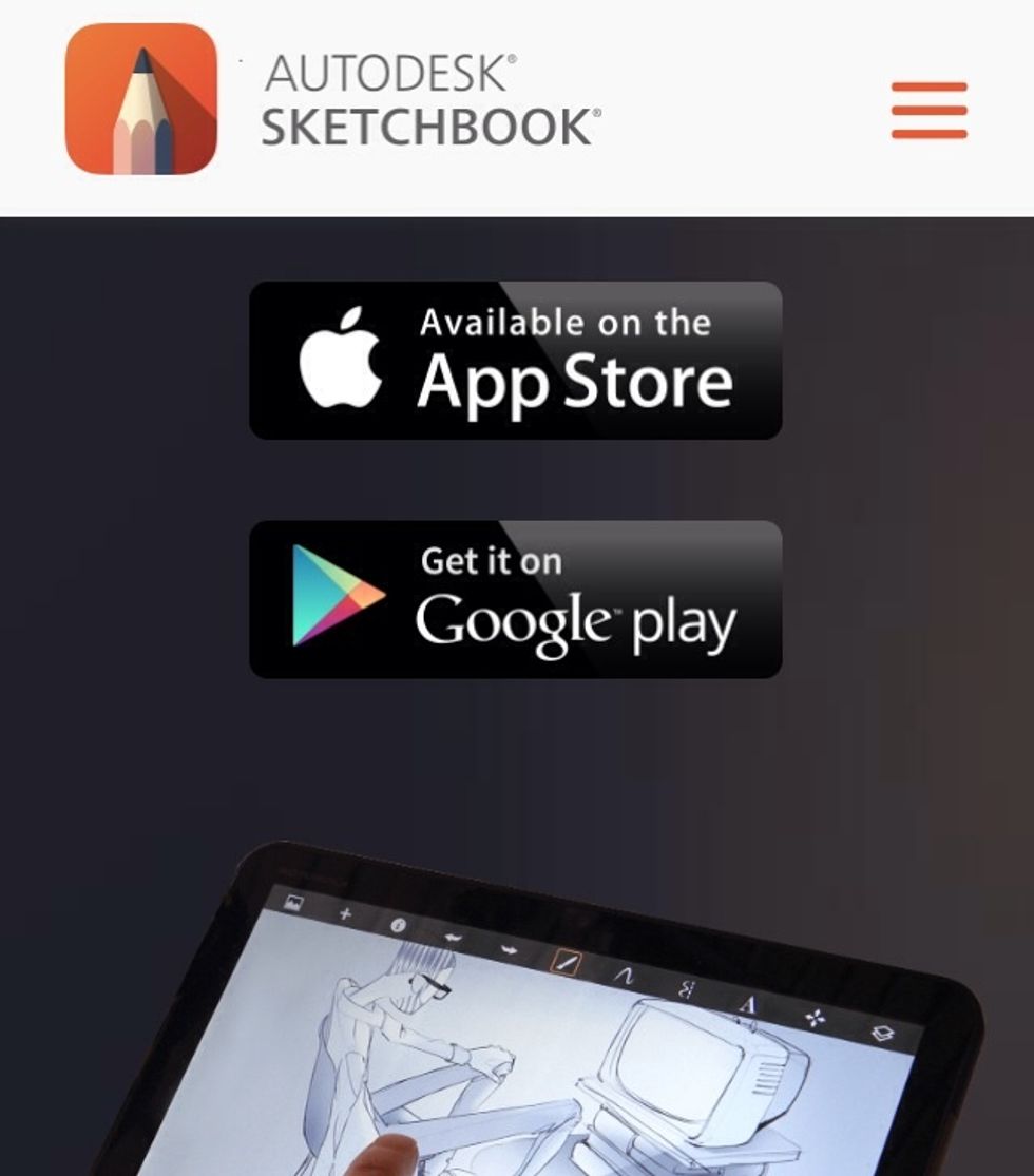 1. Download \u2b07\ufe0f  for Apple devices : https://itunes.apple.com/us/app/sketchbook-pro-for-ipad/id364253478?mt=8  for Android devices : https://play.google.com/store/apps/details?id=com.sketchbook&hl=en