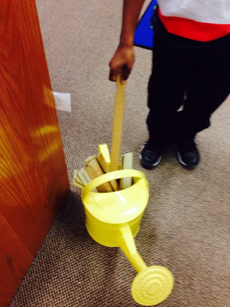 1. First you should get a shelf marker.