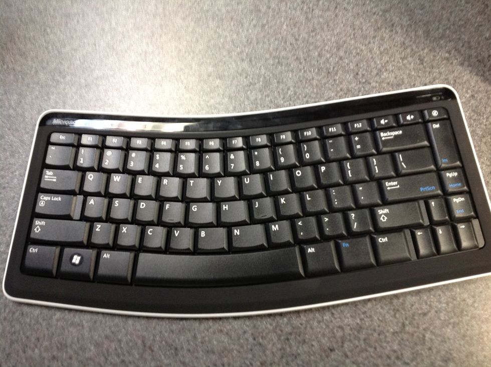 1. Get a wireless bluetooth key board