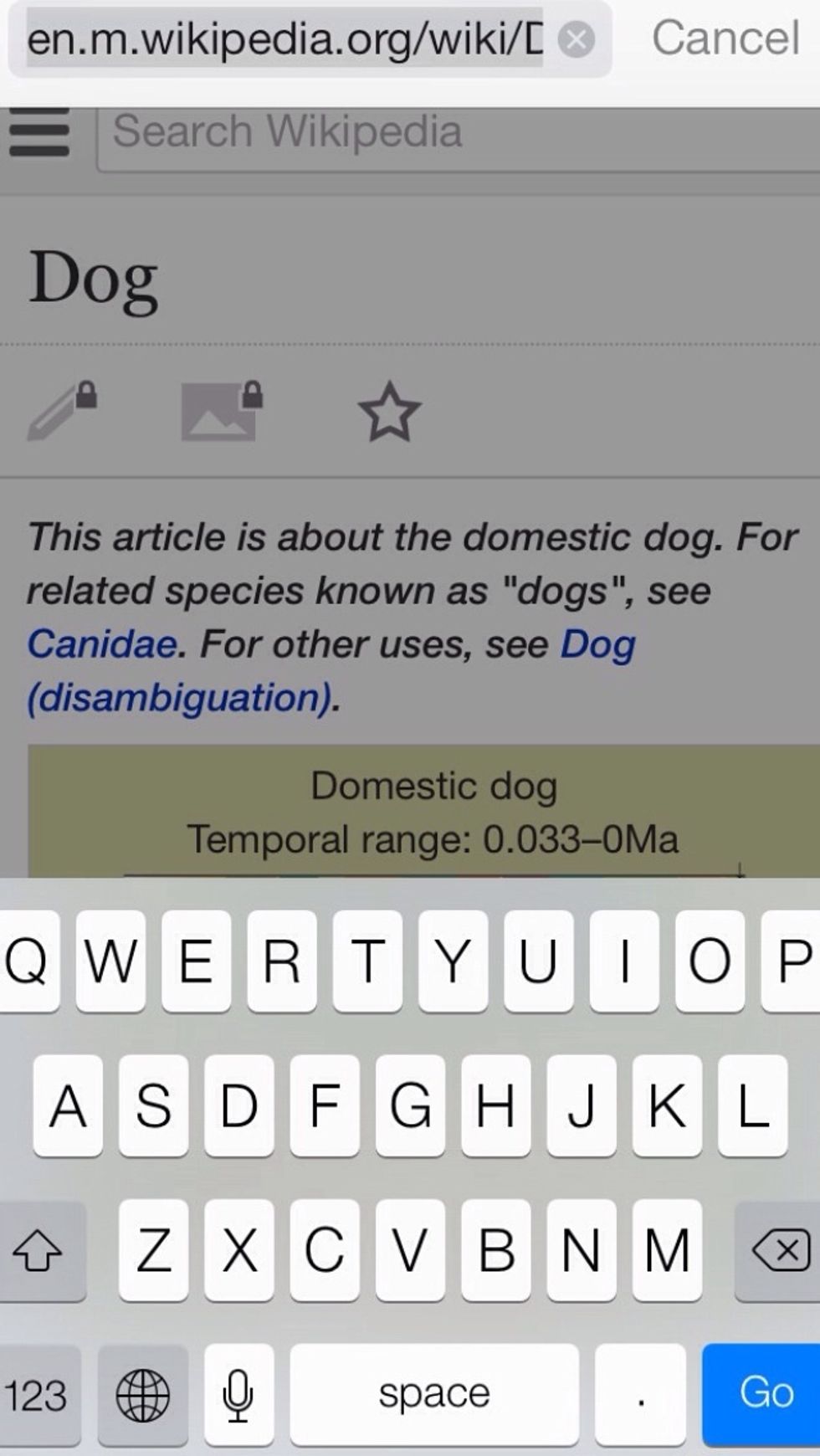 1) Go to the website you want to search something on...