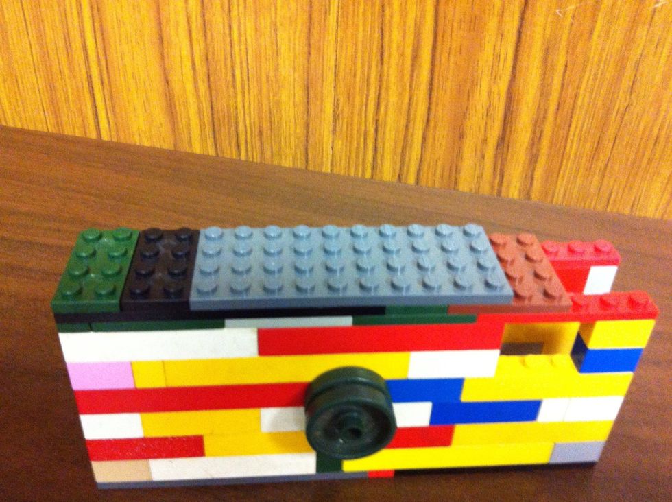 1 green 4x2| 1 black 4x2| 1 grey 10x4 all half size