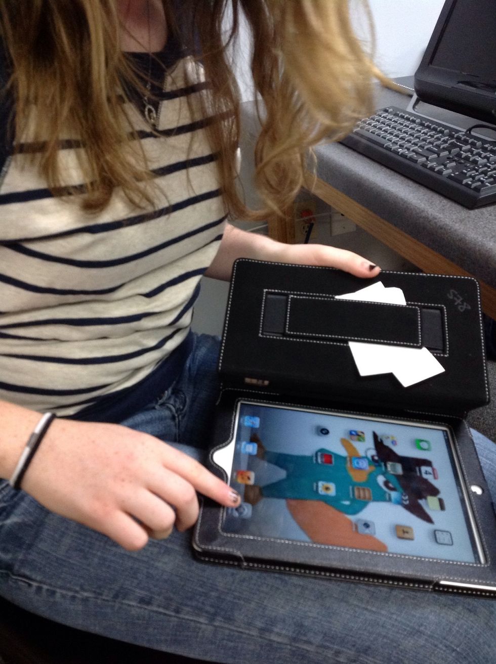 1. Open your iPad