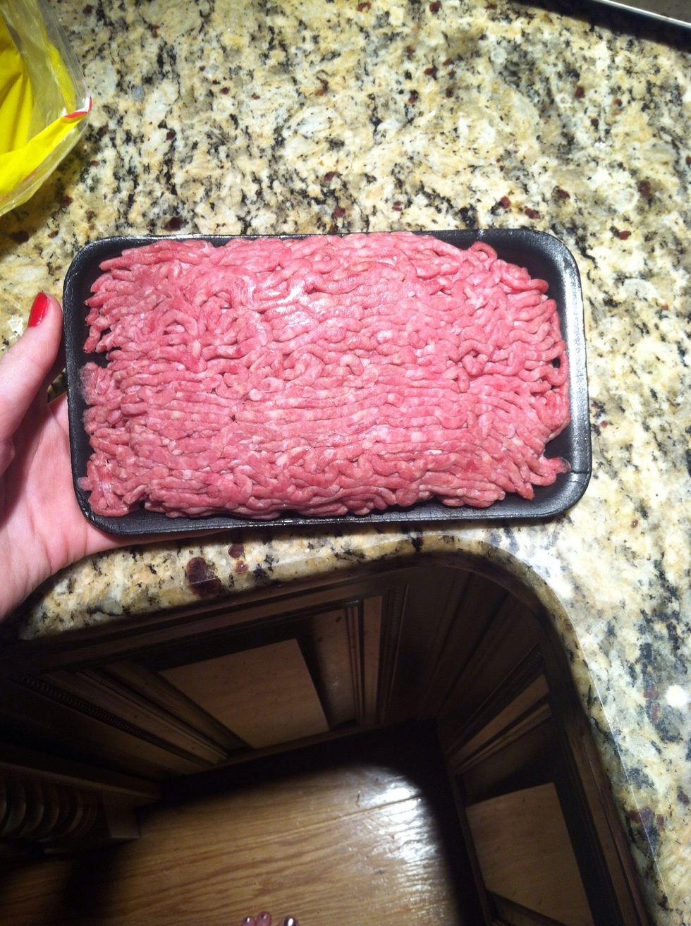 1 pound of ground beef
