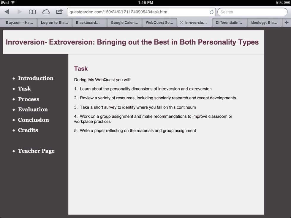 1. Read the task steps for this assignment. 2. Post any questions in the Blackboard "Ask A Question" forum. 3. Select Process in the left menu