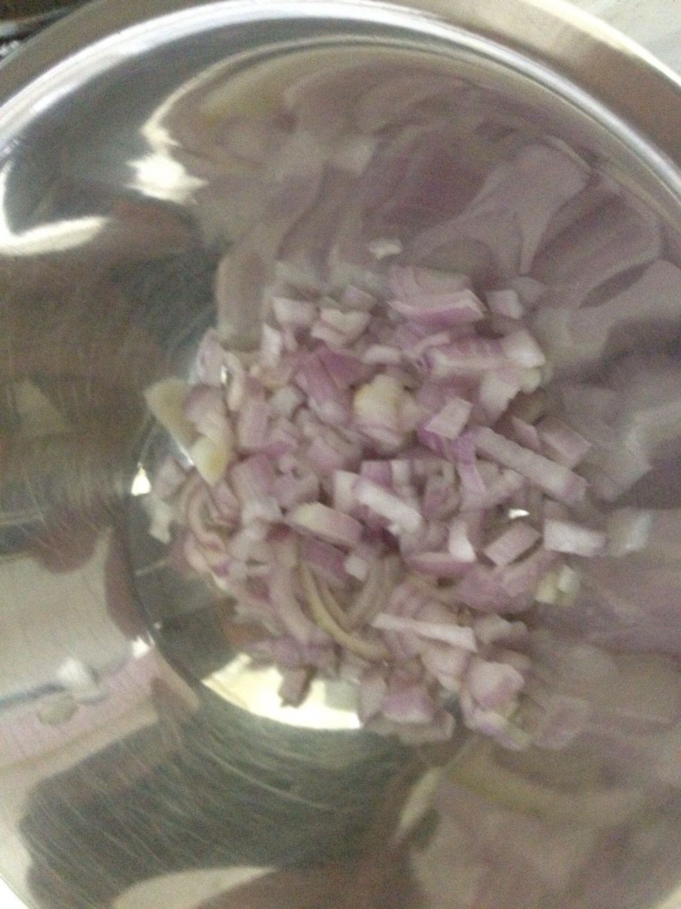 1 Shallot, chopped.