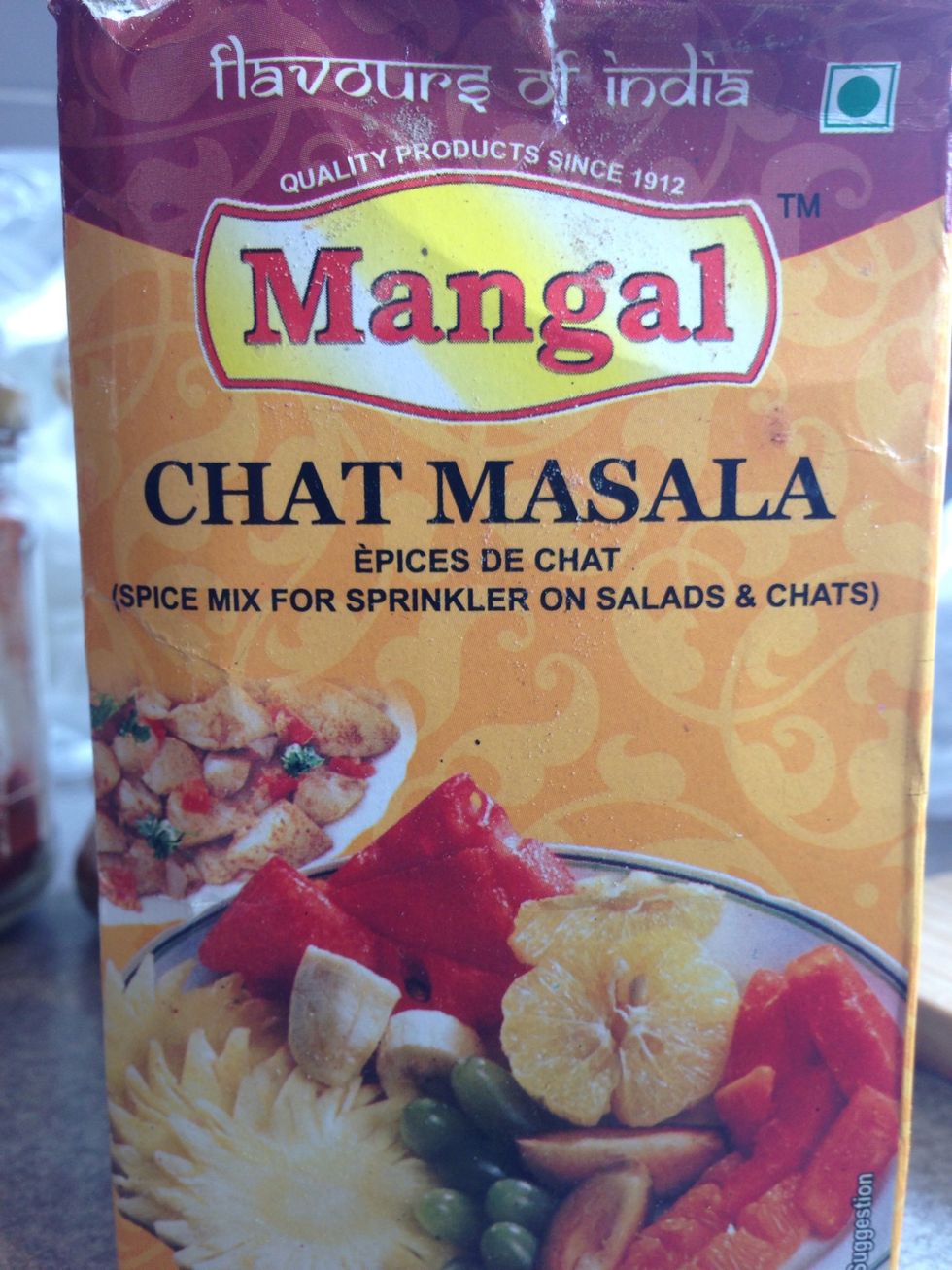 1 table spoon of Chaat Masala