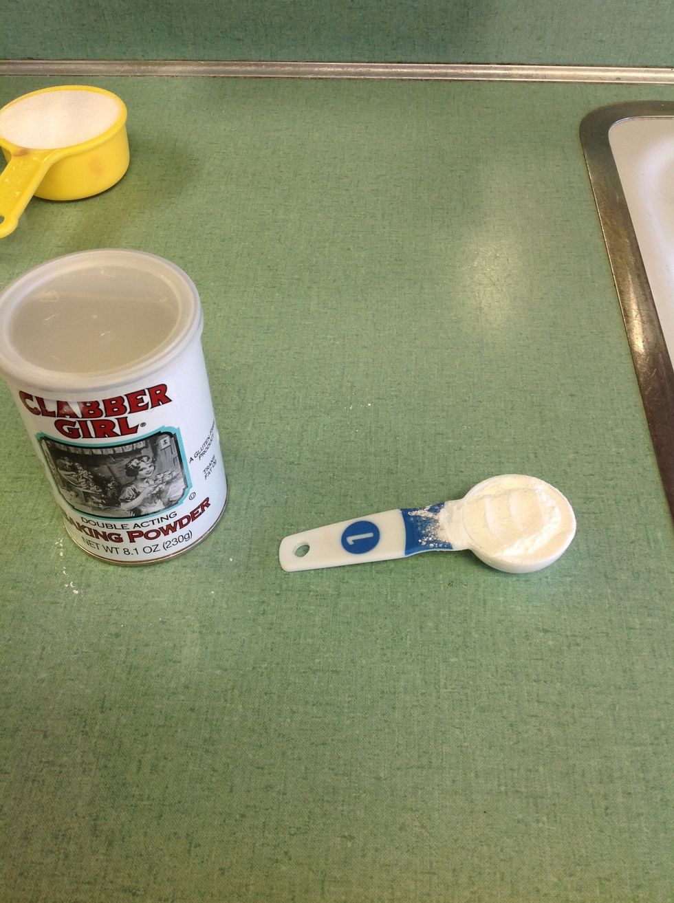 1 tablespoon baking powder.