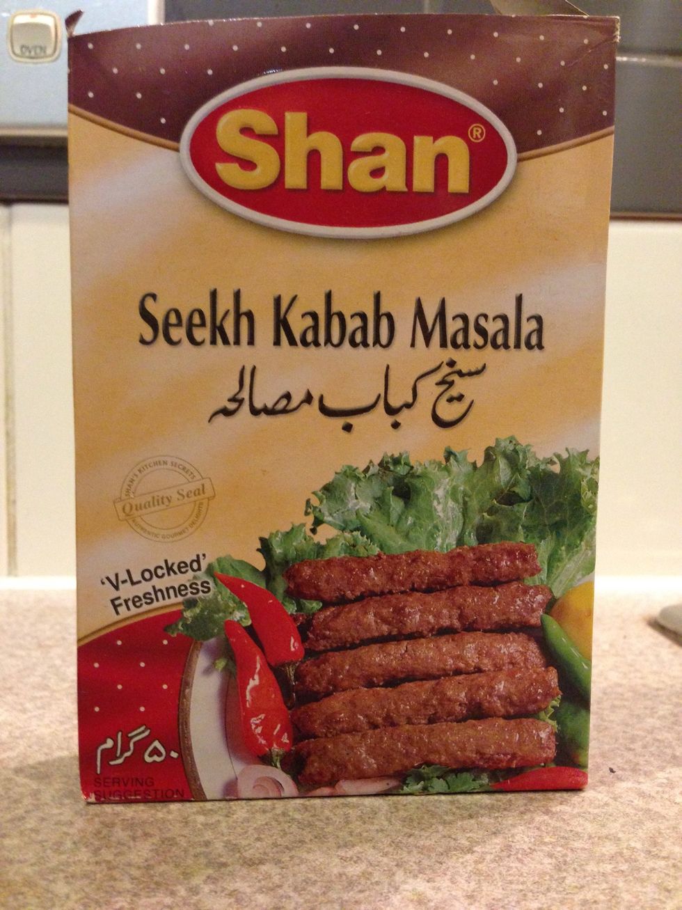 1 Tablespoon of Seekh Kabab Masala (gives it a nice taste) - optional