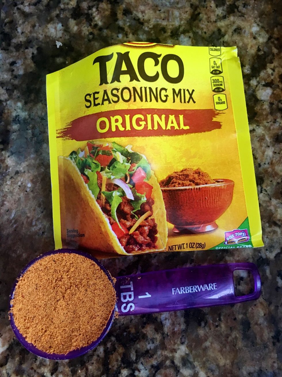 1 tablespoon of taco seasoning