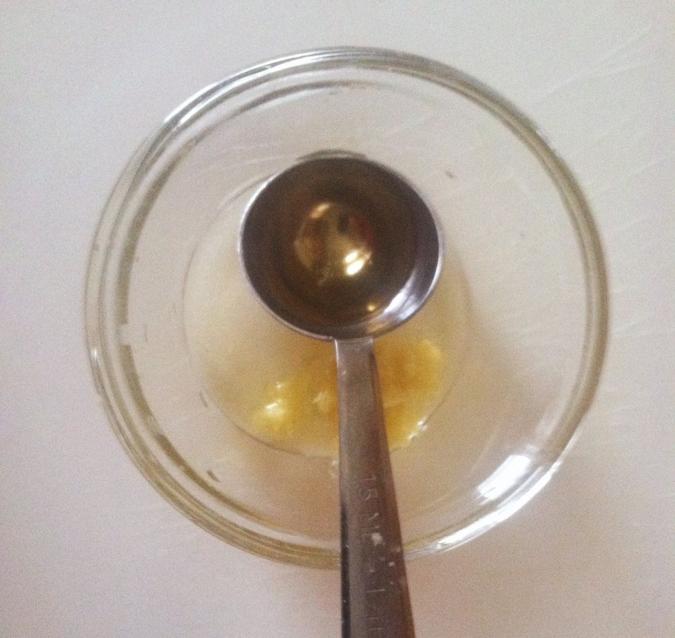 1 tablespoon vinegar of your choice.